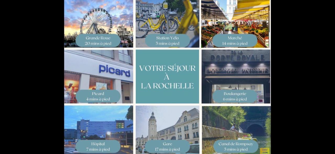 Apartmán Le Coquet De Rompsay Paisible & Moderne La Rochelle  Exteriér fotografie